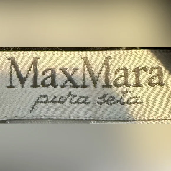 Max Mara Italy 100% Silk Zebra Print Sheath Dress | Luxe Designer Midi - Picture 10 of 10